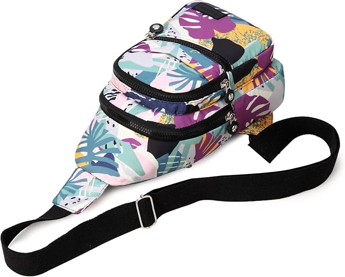 EVANCARY Small Sling Bag for Women Men, Sling Backpack Chest Daypack Crossbody Bag for Travel Outdoor Hiking