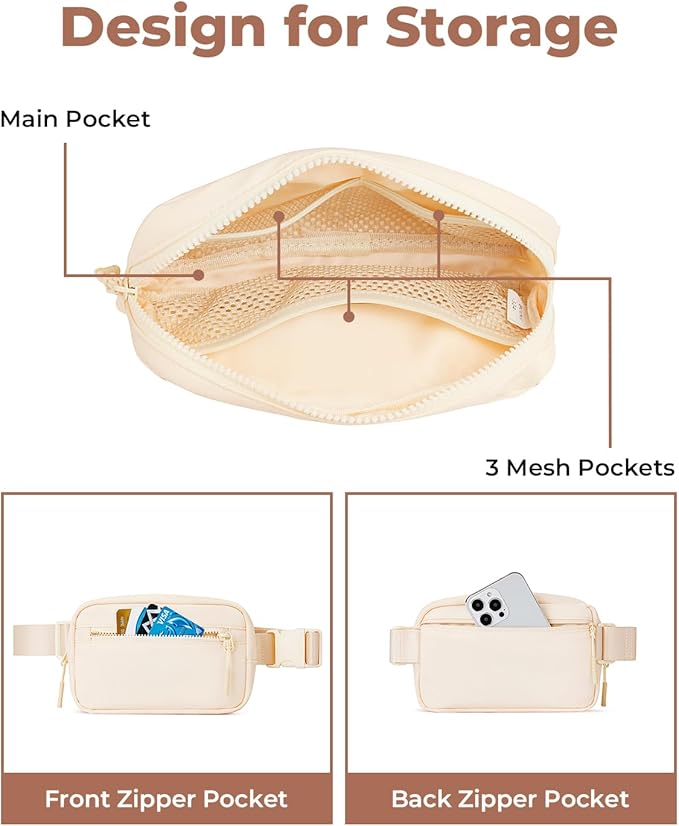 CHOLISS Small Sling Bag for Women and Men, Crossbody Bags Trendy Fanny Packs Chest Bag with Extended Strap