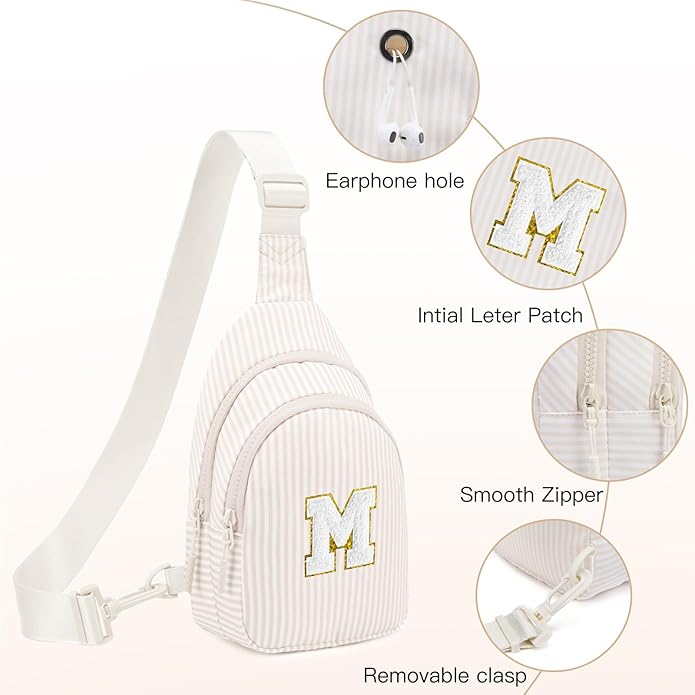 Gifts for 8 9 10 11 12 Year Old Girls Sling Bag Crossbody Bags Fanny Pack for Teen Girls Personalized Gifts for Women