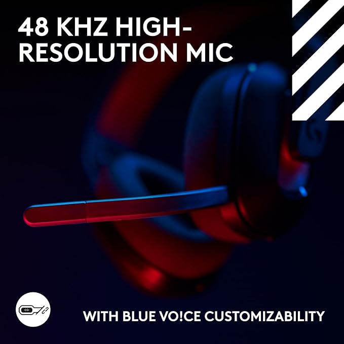 Logitech G Astro A20 X Lightspeed Wireless Gaming Headset for PS5, Xbox, Switch, PC with 2-System PLAYSYNC Audio, Bluetooth, LIGHTSYNC RGB, and 48 kHz Boom Mic - Black