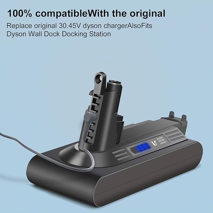 30.45V Vacuum Charger for Dyson V10 V11 V12 V15 SV12 SV14 SV16 SV20 SV22 Absolute Animal Motorhead Cordless Cleaner Adapter Power Supply