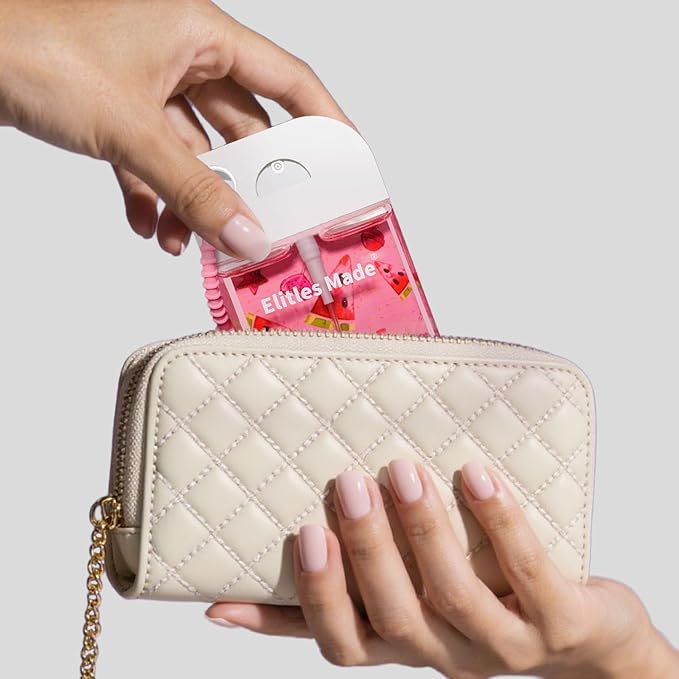 Hand Sanitizer Spray, 3Pack Spray Hand Sanitizer Travel Size With Cute Keychain, Scented Pocket Power Mist Hydrating Women Teen Girl Gifts, 1.35FL.OZ (Vanilla,Lavender,Ocean