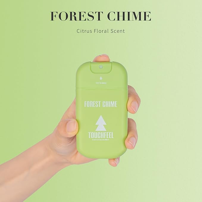 Power Mist Hand Sanitizer Spray, Scented Hydrating Hand Sanitizers Travel Size Refillable, Pocket Portable 1-Pack (Forest Chime) 0.93Fl Oz 460-Sprays Each