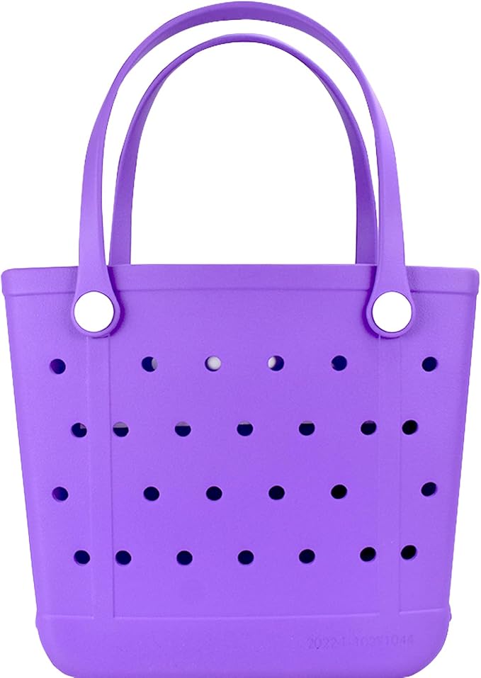 Beach Bag，Rubber Tote Bag ，Washable Tote for Boat Pool Sports Gym