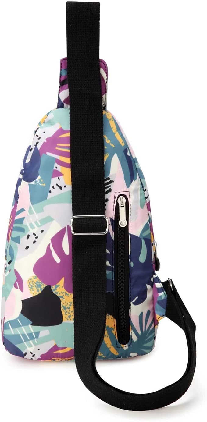 EVANCARY Small Sling Bag for Women Men, Sling Backpack Chest Daypack Crossbody Bag for Travel Outdoor Hiking