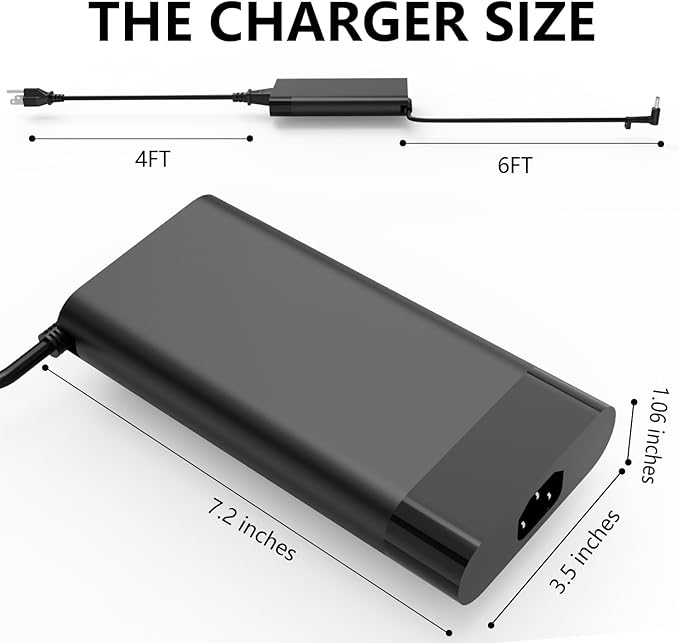 150W Charger for HP OMEN 15-ax210tx 15-ax218tx 15-ax250wm 15-ax256nr 15-ax207ng 15-ce002tx 15-ce001tx 15-ce001na 15-ce001dx TPN-DA09 TPN-CA11 Laptop Power Supply Adapter