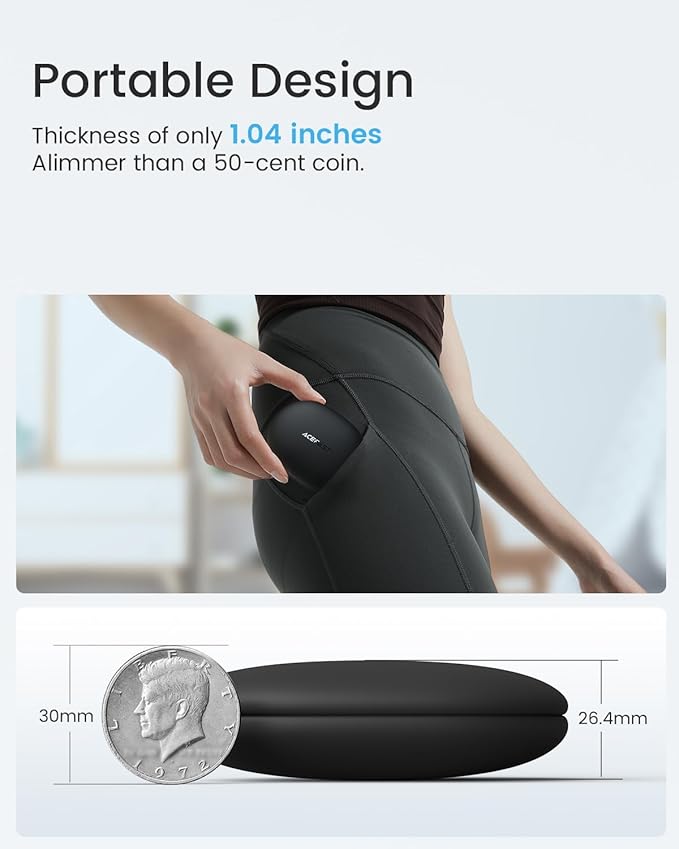 Acefast AceFit Air Open Ear Headphones, Wireless Earbuds with Rich Bass, Bluetooth 5.4 Sports Headphones with Charging Case, 32H Playtime Earbuds IP54 Waterproof for Running, Cycling, Walking, Workout