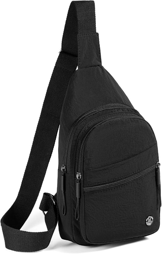 EVANCARY Small Sling Bag for Women Men, Sling Backpack Chest Daypack Crossbody Bag for Travel Outdoor Hiking