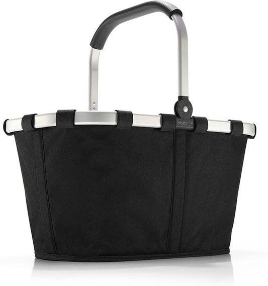 reisenthel carrybag black - Sturdy shopping basket with plenty of storage space and practical inner pocket - Elegant and water-repellent design