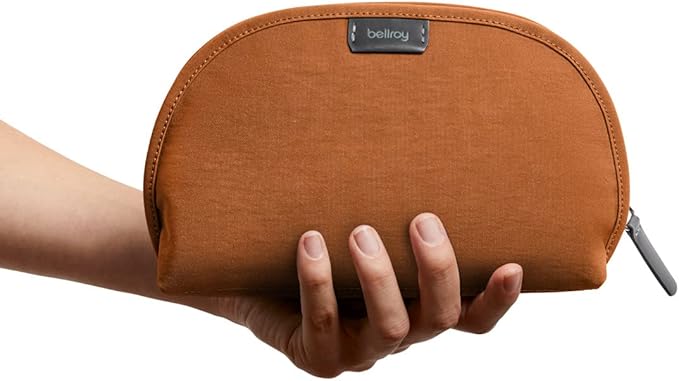 Bellroy Classic Pouch, Everyday kit, Leather and Woven Fabric (pens, Cables, Cosmetics, Personal Items)