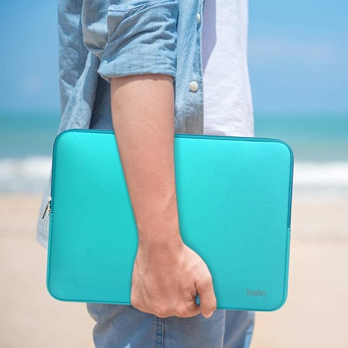 Laptop Case 14 Inch, Resistant Neoprene Laptop Sleeve/Notebook Computer Pocket Case/Tablet Briefcase Carrying Bag for 14 inch HP, Lenovo, Asus Notebook, Ultrabook, Blue