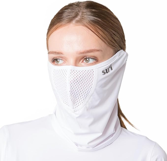 KOREA (Type A) UV Sun Protection Balaclava Half Face Mask - For Golf, Hiking, Running, Cycling & Outdoor Sports