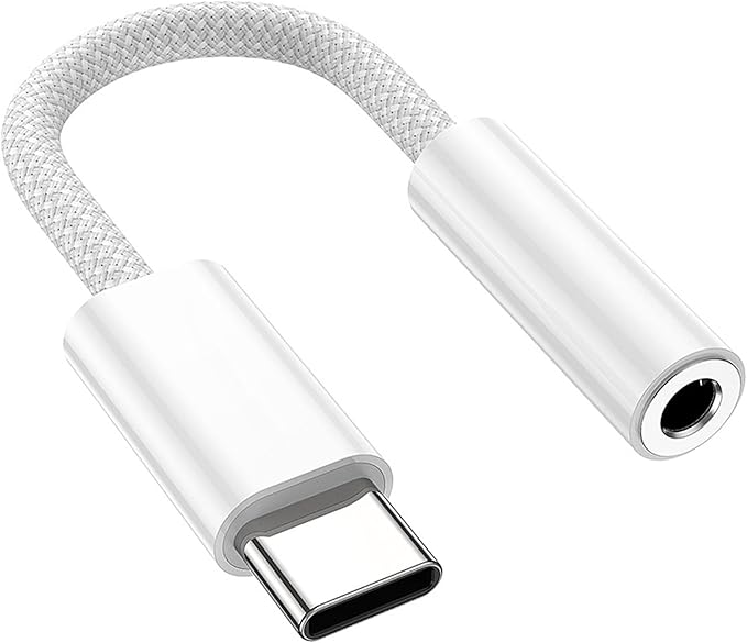 Fidioto USB C to 3.5mm Jack Adapter, USB C to Aux Audio Dongle Cable Compatible with iPhone 15 Pro Max/15 Pro/15/Samsung Galaxy S24/S23/S22/S21 Ultra/iPad Pro/Pixel 8 …