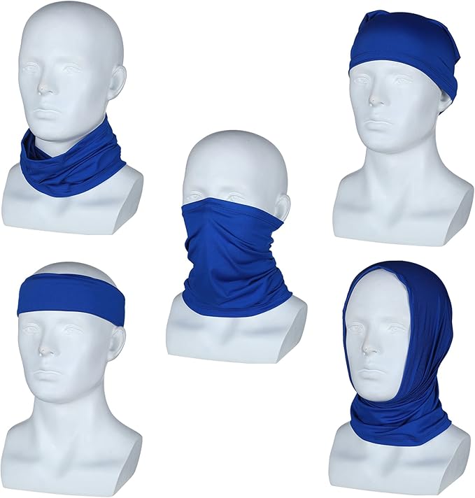 Geyoga Winter Face Mask for Men UV Protection Mask Sunscreen Breathable Windproof Neck Gaiters Scarf Fishing Cycling Running