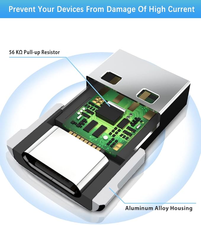 Elebase for Apple Watch 11 10 Charger Adaptor 4Pack,USB to USB C Adapter with Type C Male to USB 3.0 Female Converter,Thunderbolt 4 OTG for iPhone 17 16 15,AirPods Pro 3,iWatch Ultra 3,Samsung S25 S24