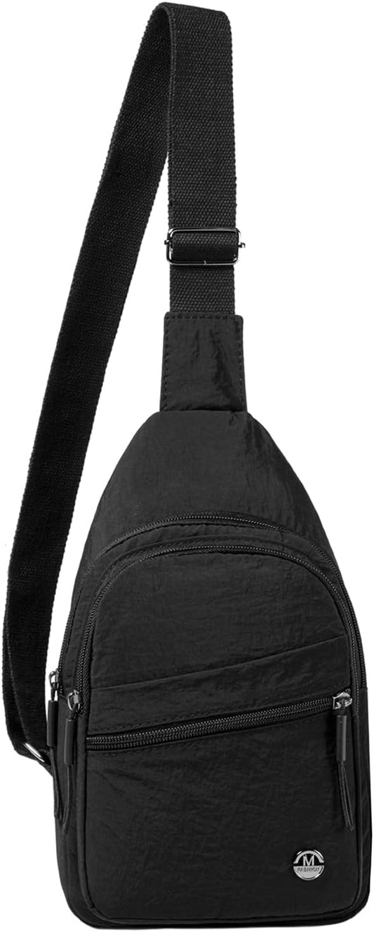 EVANCARY Small Sling Bag for Women Men, Sling Backpack Chest Daypack Crossbody Bag for Travel Outdoor Hiking