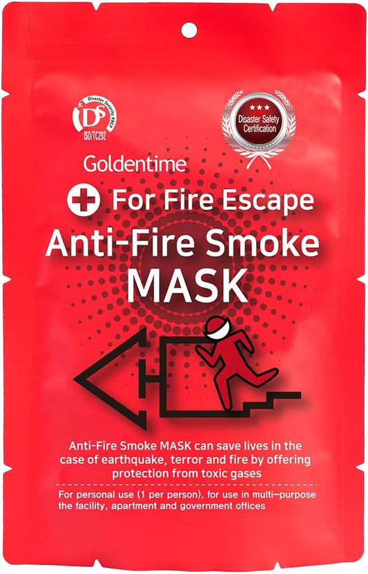 [Breath Towel] Anti-Fire Smoke Mask, Dust and Smoke Protection, Disaster Safety Supplies, Firefighting Equipment