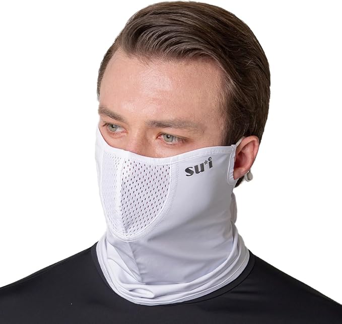 KOREA (Type B) UV Sun Protection Balaclava Half Face Mask - For Golf, Hiking, Running, Cycling & Outdoor Sports