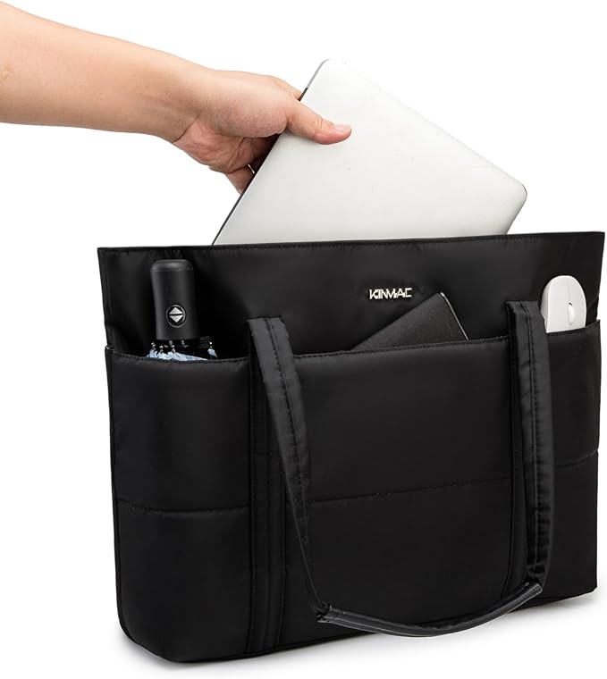 Kinmac Women's Laptop Tote Bag Top Handle Handbag Work Bag for Laptop Computer Up to 15.6 inch