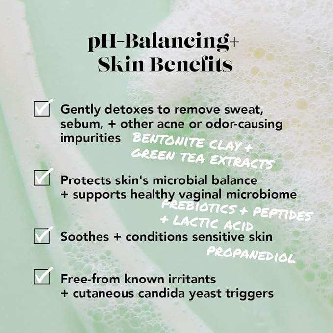 SweetSpot Labs Microbiome Balancing Feminine Wash, Clean, Gynecologist Tested & Approved, pH Balanced Body Wash, Unscented & Sulfate Free, 8 oz (Pack of 3)