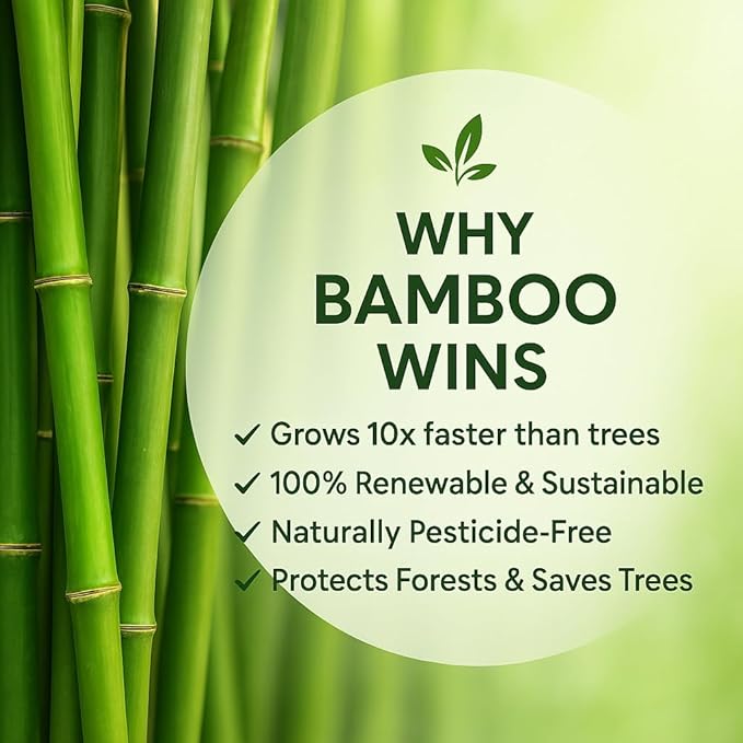 Bamboo Facial Tissues – 130 Tissues, 3 Ply,12 Boxes (1560 Total), Ultra Soft, Eco-Friendly & Hypoallergenic – for Home, Baby Care & Sensitive Skin