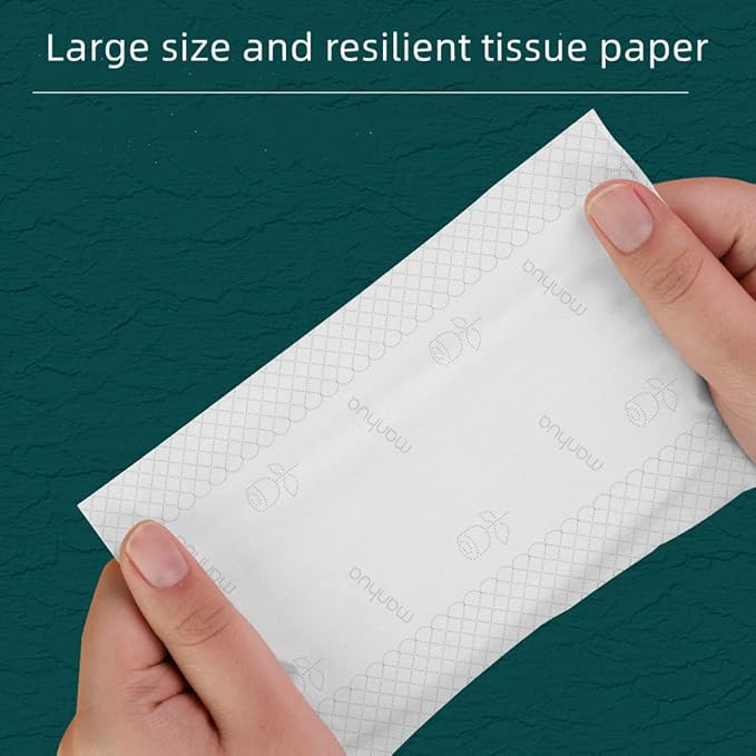 Daisy 4 Ply Soft Tissues - No Fluorescent Agent, Native Wood Pulp Production - 420 Sheets per Box, Suitable for Home, Office and School Use (6 Packs, 2520 Sheets)