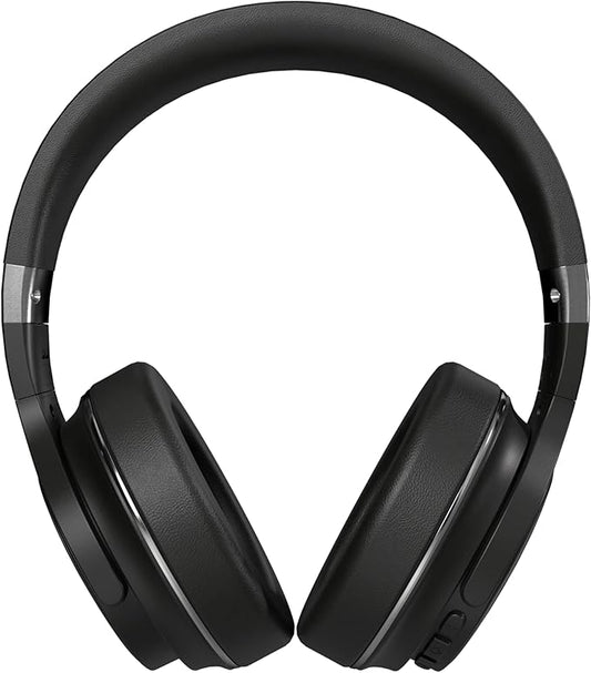 Raycon The Everyday Wireless Bluetooth Over Ear Headphones, with Active Noise Cancelling, Awareness Mode and Built in Microphone, IPX 4 Water Resistance, 40 Hours of Battery Life (Black)
