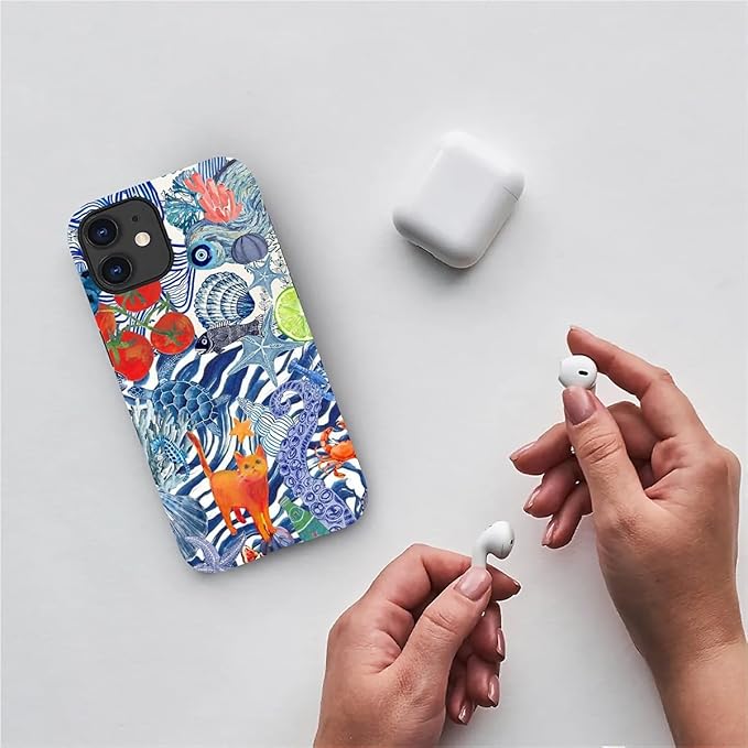 Case for iPhone 11,Leopard Cherry Shell Aesthetics for Woman Men Full Body Protective Cover Shockproof 2 in 1 Silicone + Hard PC Case for iPhone 11