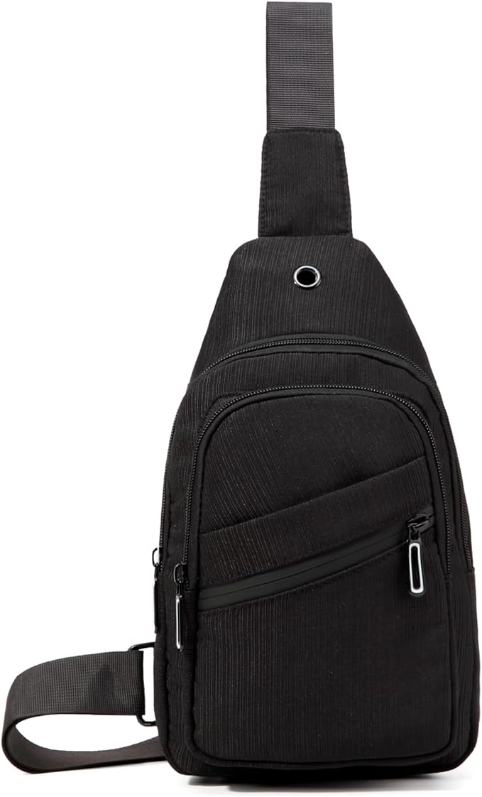 EVANCARY Small Sling Bag for Women Men, Sling Backpack Chest Daypack Crossbody Bag for Travel Outdoor Hiking