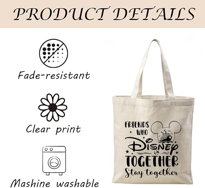 Canvas Tote Bag Aesthetic for Women,Reusable Canvas Cute Shoulder Bag for Grocery, Shopping, Beach & Daily Use