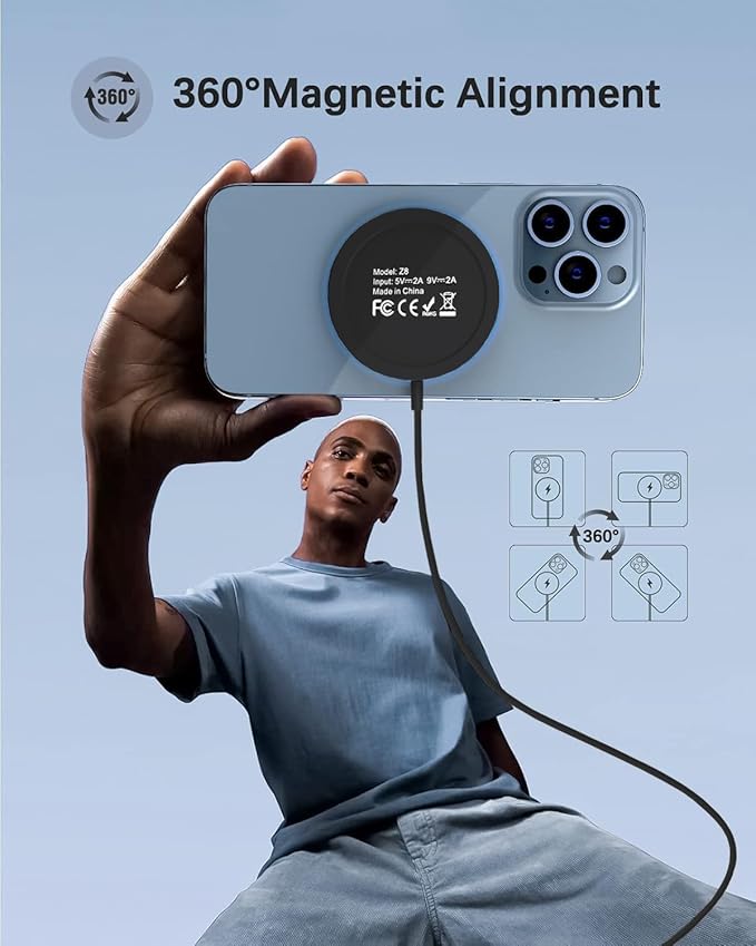 Magnetic Wireless Charger Fast Apple Mag-Safe Charger
