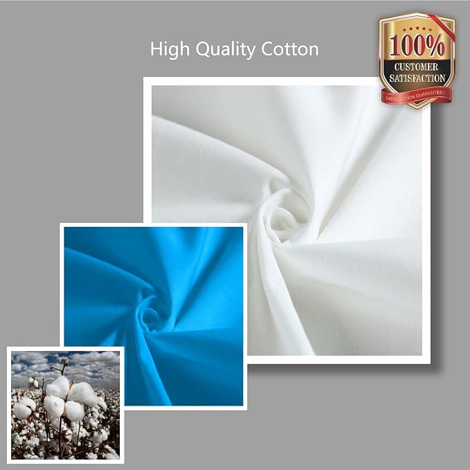 TOPDesign 3-Pack Super Strong Large 12oz Cotton Canvas Tote Bags, Reusable Grocery Shopping Cloth Bags, Fashionable Two-Tone Totes for Crafts, DIY Your Creative Designs