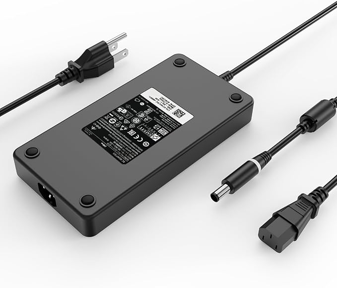 Slim 240W Laptops Charger for Dell Alienware 15 g15 17 M17x M18x R3 R4 R5 m15 g3 g5 g7 Precision M6800 M6700 M6600 M6500 GA240PE1-00 Gaming Power Supply Adapter