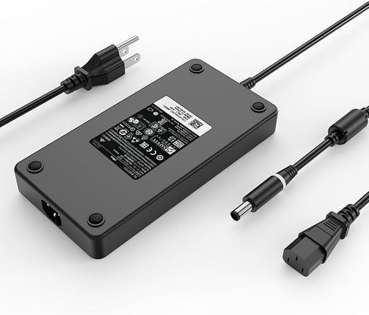 Slim 240W Laptops Charger for Dell Alienware 15 g15 17 M17x M18x R3 R4 R5 m15 g3 g5 g7 Precision M6800 M6700 M6600 M6500 GA240PE1-00 Gaming Power Supply Adapter