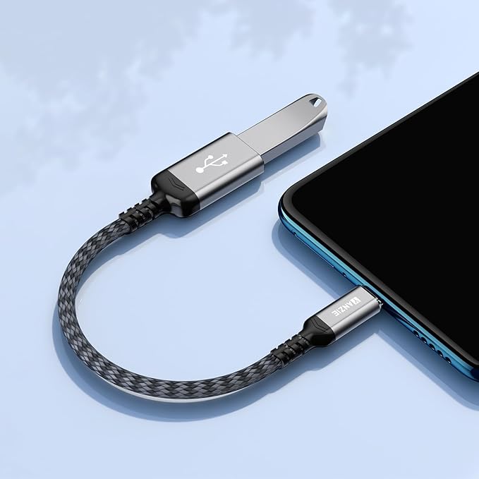 2-Pack USB-C Female to USB-A Female Adapter - Compatible with iPhone 15 Pro/Max, MacBook Pro/Air, iPad Pro, Google Pixel, Samsung Galaxy