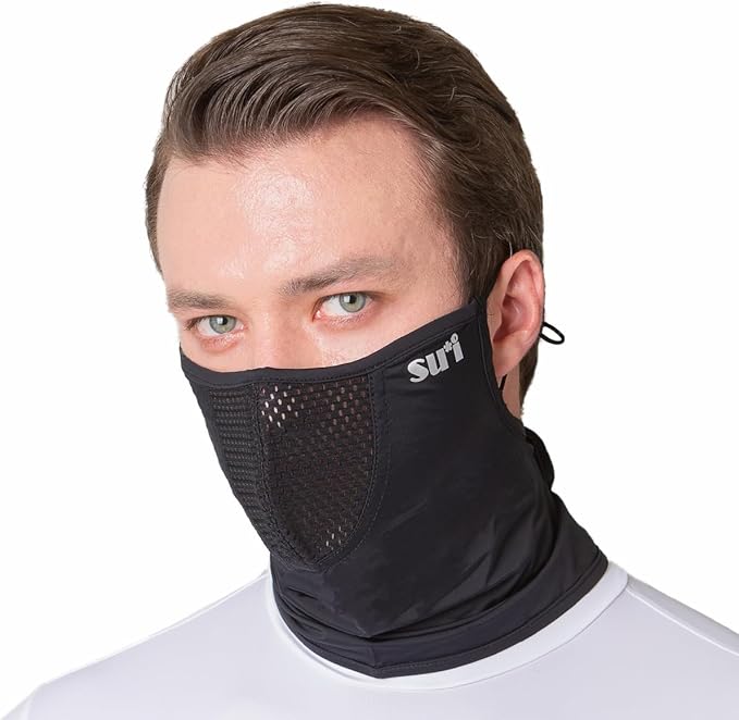 KOREA (Type B) UV Sun Protection Balaclava Half Face Mask - For Golf, Hiking, Running, Cycling & Outdoor Sports
