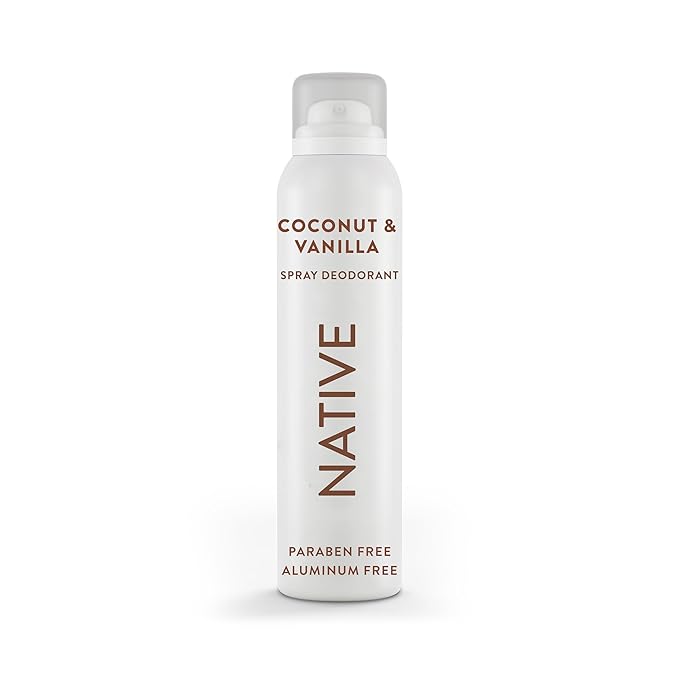 Native Deodorant & Body Spray Contains Naturally Derived Ingredients | Deodorant for Women and Men, All Day Odor Protection, Aluminum and Hydrocarbon Propellant Free | Coconut & Vanilla