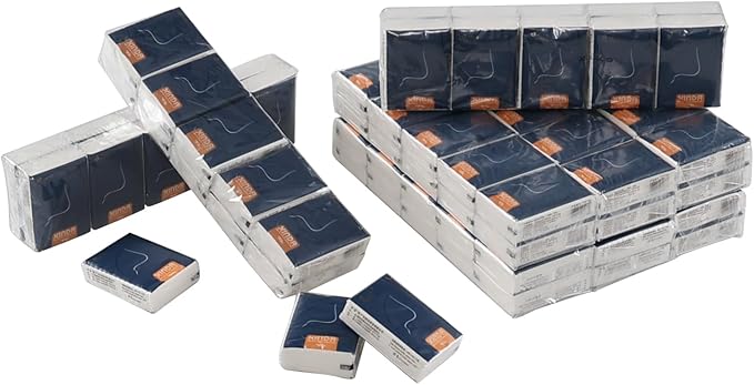 4-Ply Mini Tissues Travel Size, Pocket Size Facial Tissue, 100 Packs