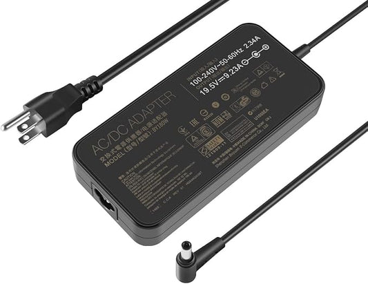 180W AC Charger Compatible with Asus A20-180P1A TUF FX566IV FX506IH FX506II FX506IU FX506IV FA706 FA706IU TUF706 FX766IU TUF766 ROG Zephyrus G14 GA401QE GA401QM Laptop Power Supply Cord