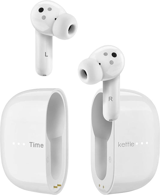 Timekettle M3 Language Translator Earbuds, Two-Way Translator Device with APP for 40 Languages Online, Voice Translator for Exploring Expat Life Freely, Compatible with iOS, Android (Online Version)