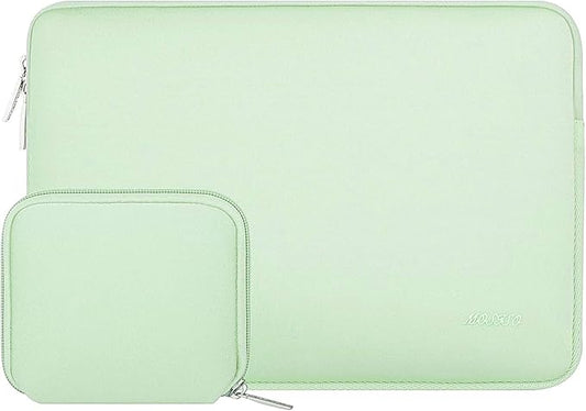 MOSISO Laptop Case 16 inch, 15-15.6 inch Laptop Sleeve Bag Compatible with MacBook Pro 16 inch, HP, Acer, Dell, Lenovo, ASUS Notebook, Neoprene Computer Sleeve Bag with Small Case, Honeydew Green