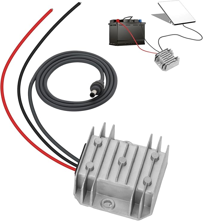 Starlink Mini 12V to 30V Step Up Converter Power Adapter, 3.5A DC Boost Converter with IP68 Waterproof Plug for Starlink Mini Router, RV, Marine, Camping - Compact & Portable Design