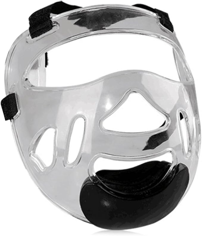 Clear Face Guard, Safety Face Shield Portable, Boxing Faceshield KarateDetachable Taekwondo Protection Face Cover Sparring