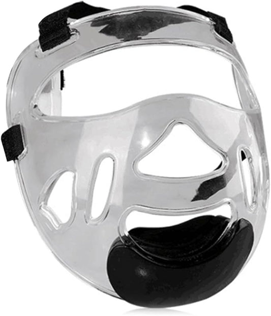 Clear Face Guard, Safety Face Shield Portable, Boxing Faceshield KarateDetachable Taekwondo Protection Face Cover Sparring
