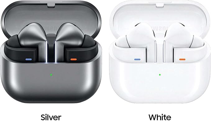 Samsung Galaxy Buds 3 Pro AI True Wireless Bluetooth Earbuds, Noise Cancelling, Sound Optimization, Redesigned Comfort Fit, Silver [US Version, Amazon Exclusive, 2Yr Warranty]