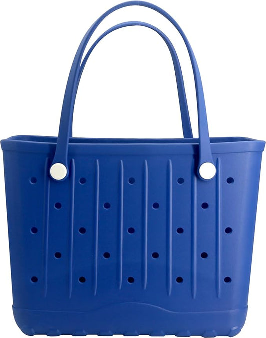 CXY Rubber Beach Bag EVA Waterproof Tote Bags Washable Sand-proof Travel Handbags for Pool Boat Groceries Work Sports