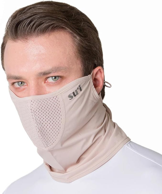 KOREA (Type B) UV Sun Protection Balaclava Half Face Mask - For Golf, Hiking, Running, Cycling & Outdoor Sports