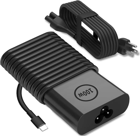 100W USB C for Dell Laptop Charger Compatible with Dell Latitude 5540 5440 7340 Dell Precision 3580 5480 Type C Adapter