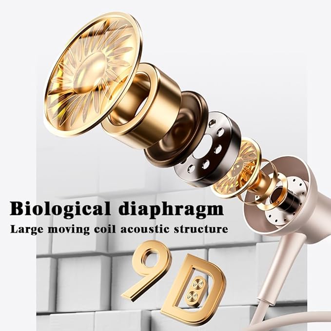 Sports Bluetooth Headset 80H of Ultra-Long Battery Life Neckband Headphones ENC Physical Noise Reduction LED Power Display Bluetooth 5.3 HiFi Stereo Business Call Headset