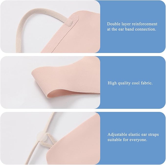 UPF50+ Half Mask,Face Shield,Sun Screen Protector for Face with Adjustable Ear Straps, Golf Visors for Women Golfers